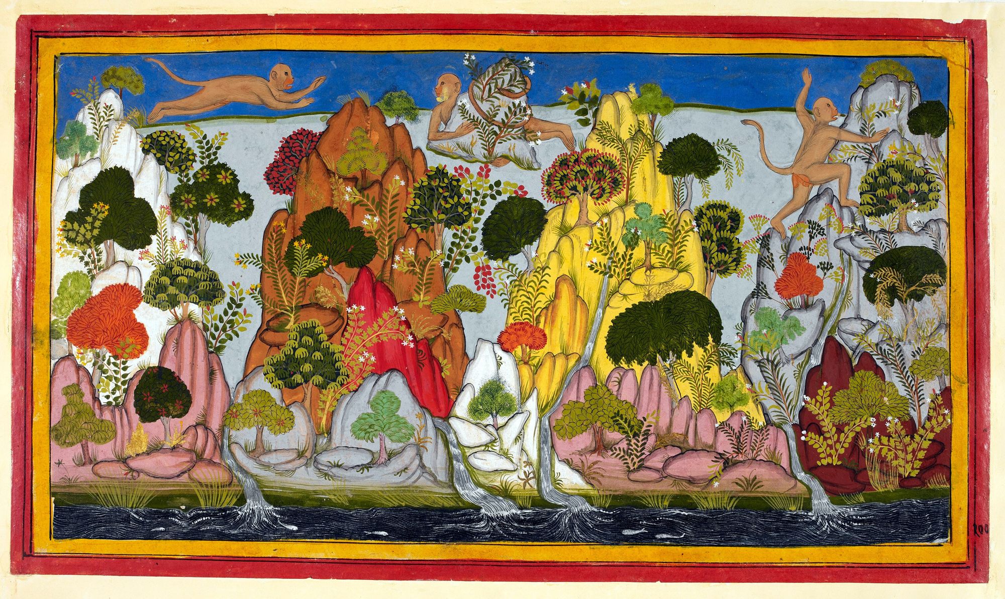 Rāma’s journey, Hanumān and Vālmīki (trial)
