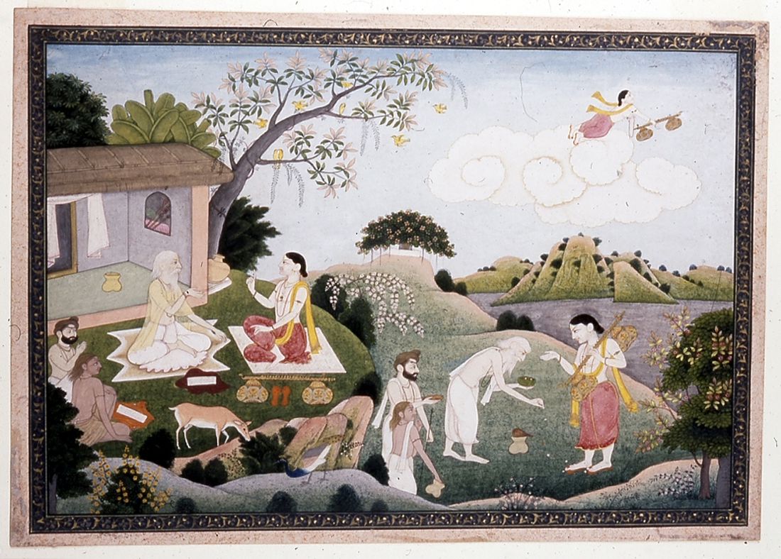 Narada visits Valmiki